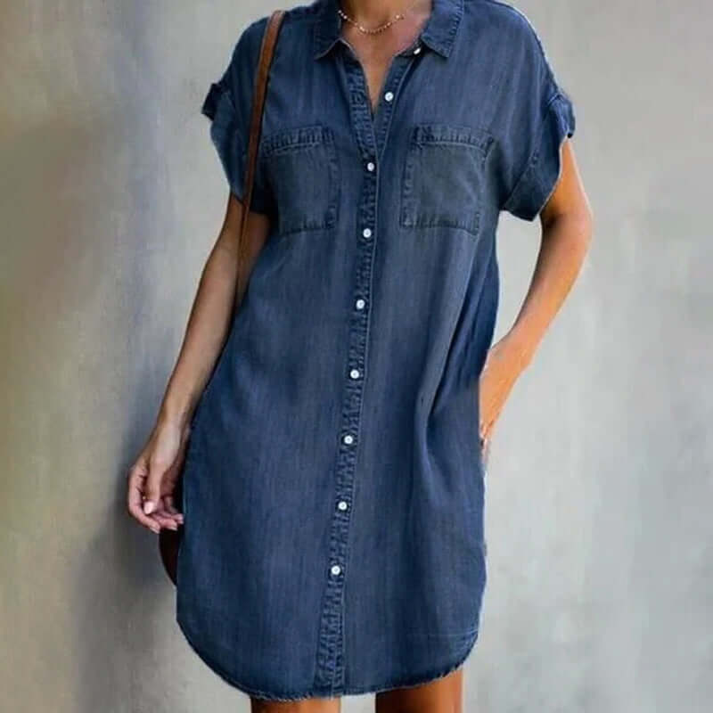 Vanessa - Stylish Denim Dress