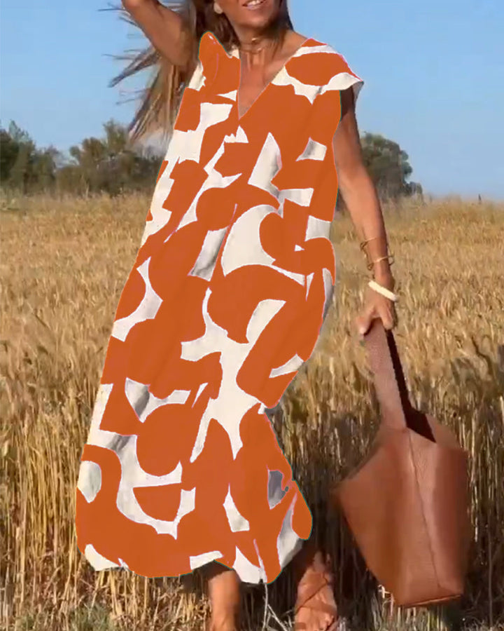 Caroline | Printed Dress