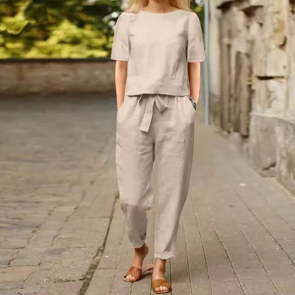 Alicia | Linen Two-Piece Set