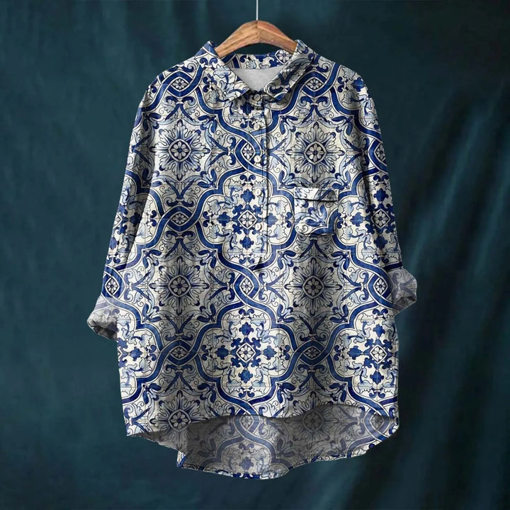 Abigail | Elegant Women's Floral Shirt