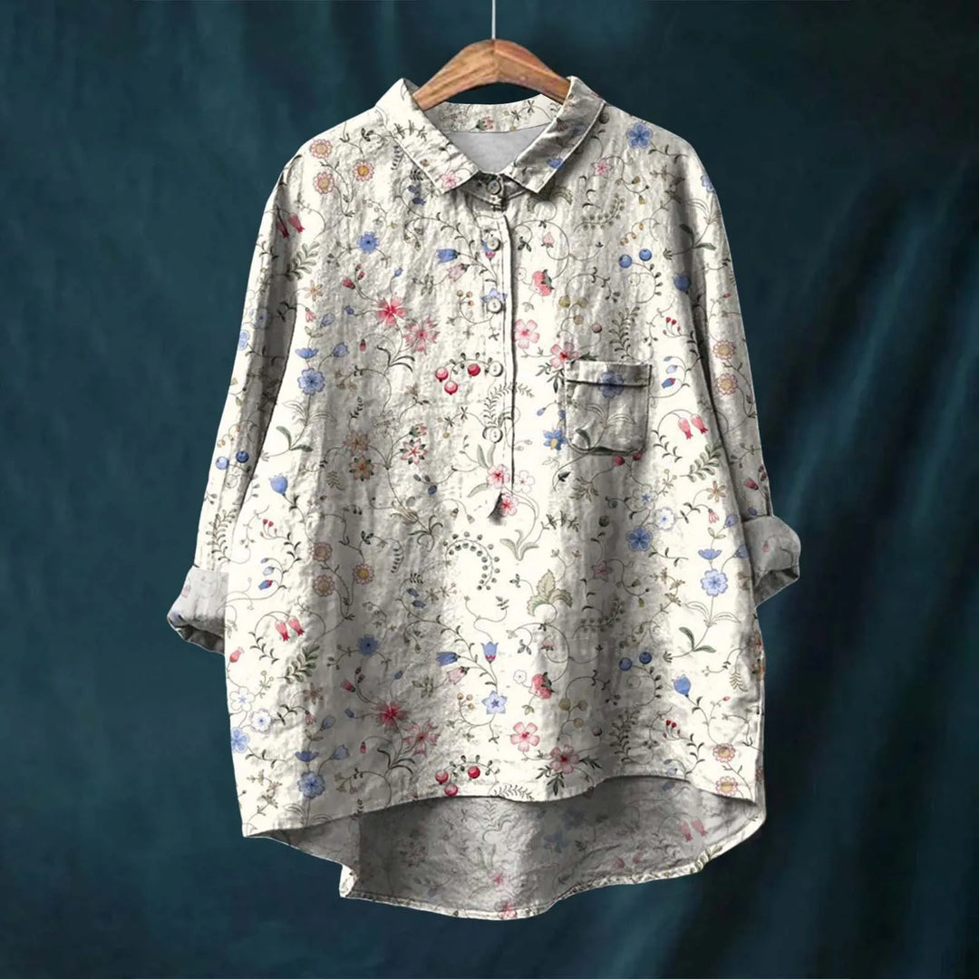 Abigail | Elegant Women's Floral Shirt