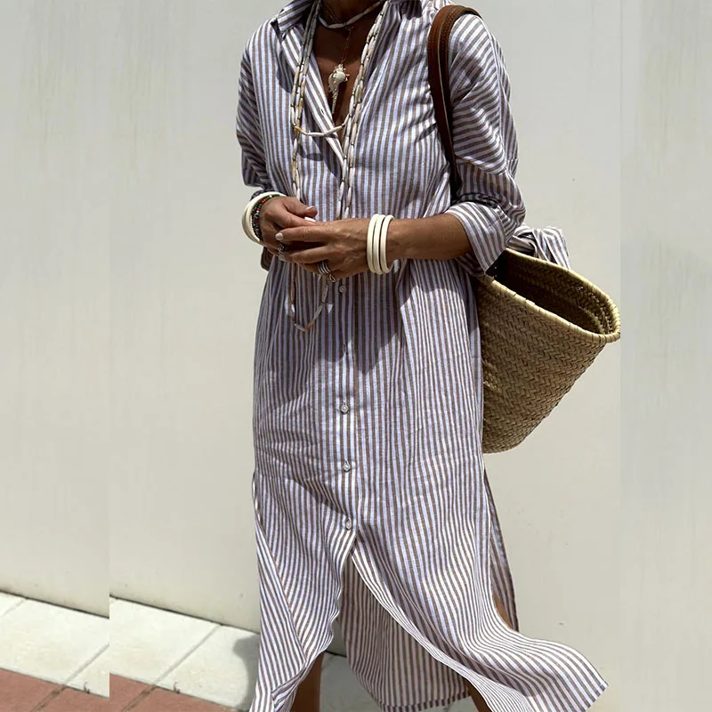 COURTNEY | STRIPED DRESS SHIRT