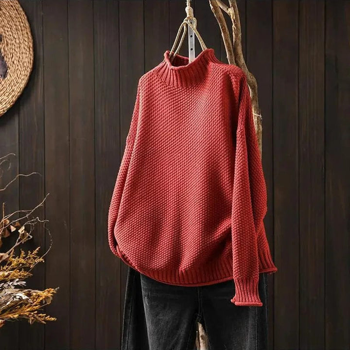 Zoey | Elegant Loose-Fit Turtleneck Sweater