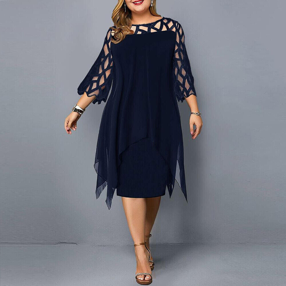 Freya | Plus Size Midi Dress