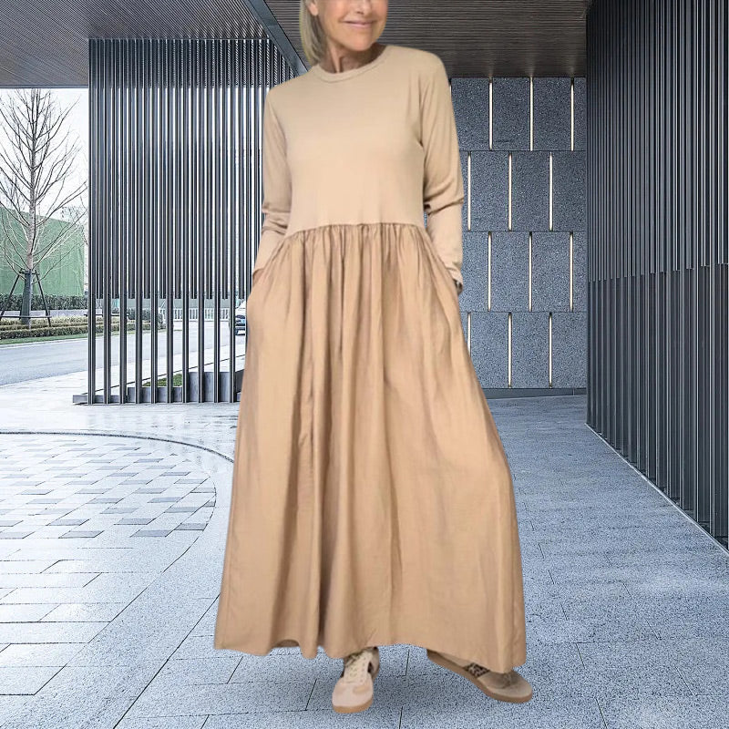 Megan | Long Sleeve Knitted Midi Dress