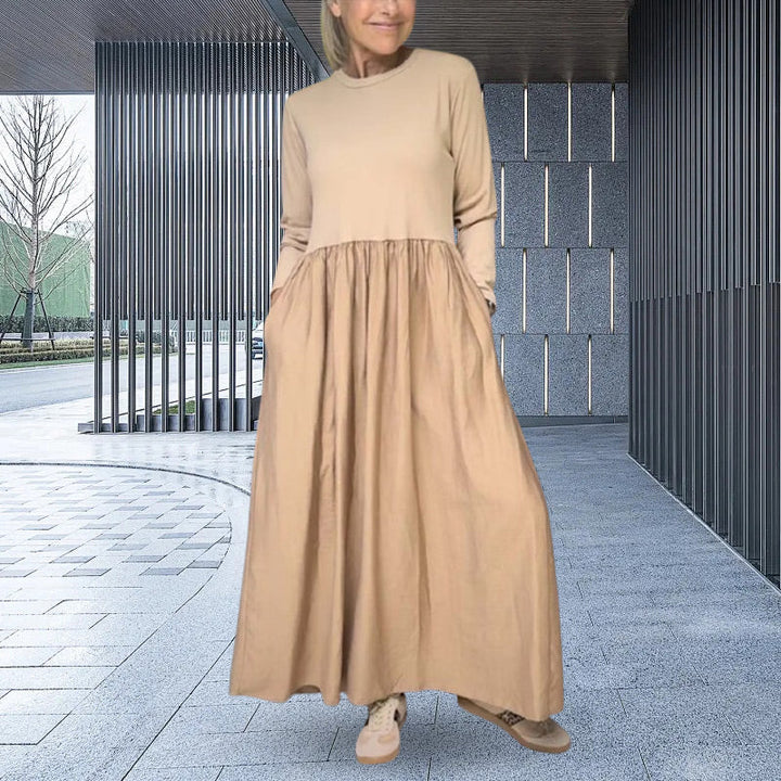 Megan | Long Sleeve Knitted Midi Dress