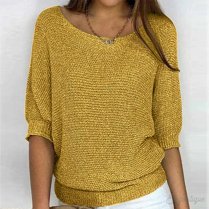 Alana- Cozy Chic Loose-Knit Sweater